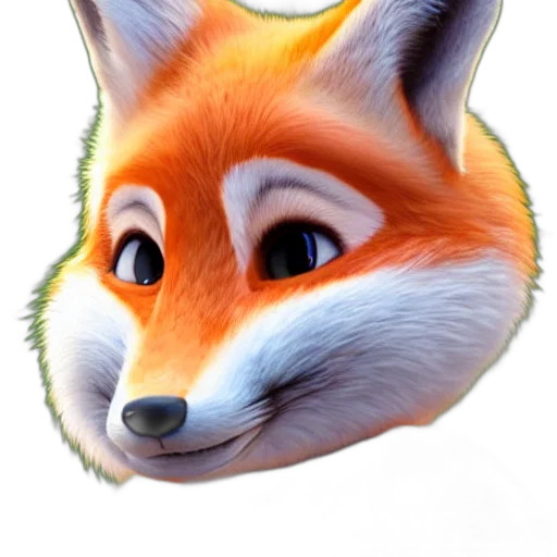 animal, face, staff, creature, 3d render, concept art, photorealistic, fantasy art transparent PNG cut-out