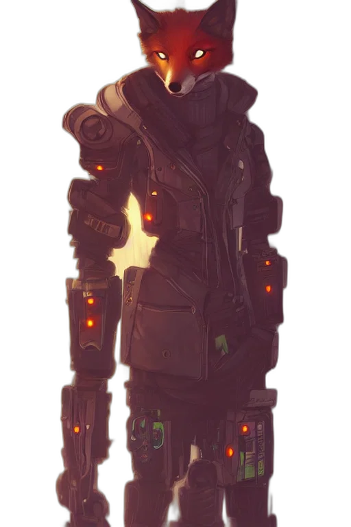 jacket, robot, staff, mask transparent PNG cut-out