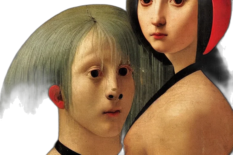 mask, face, hair, creature transparent PNG cut-out