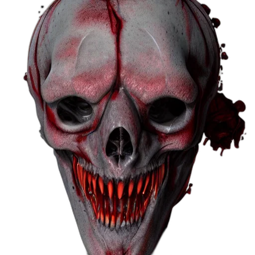 mask, face, creature, staff transparent PNG cut-out