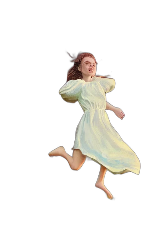 dress, creature, face, shoes, concept art, 3d render, photorealistic, fantasy art transparent PNG cut-out