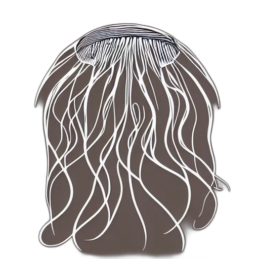hair, mask, crown, hat, minimalist, boho, style, art transparent PNG cut-out