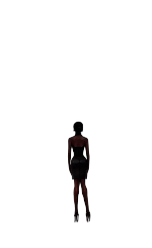 dress, creature, robot, face transparent PNG cut-out