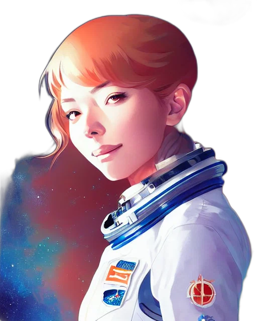 robot, face, staff, jacket, concept art, comic book art, fantasy art, anime transparent PNG cut-out