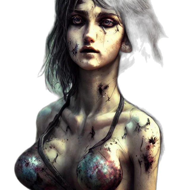 face, dress, mask, creature transparent PNG cut-out