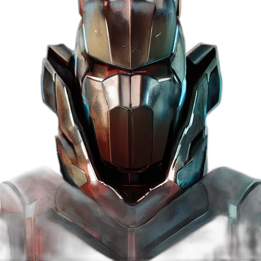 robot, mask, face, weapon transparent PNG cut-out