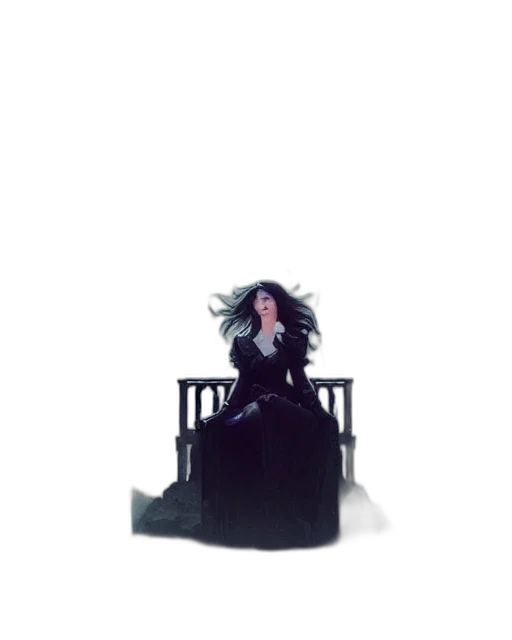 dress, hair, crown, creature transparent PNG cut-out
