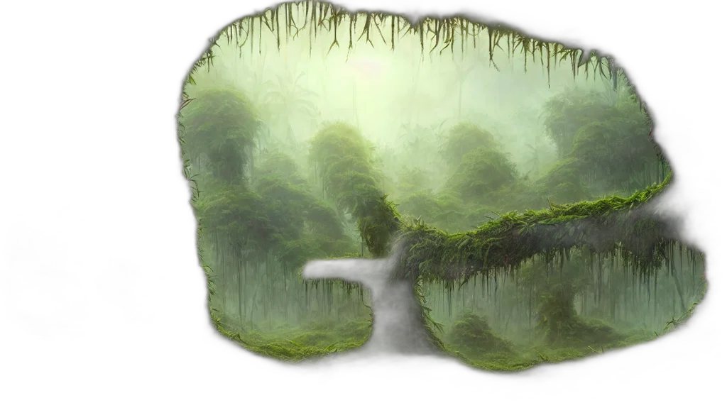 hair, mask, creature, tree transparent PNG cut-out