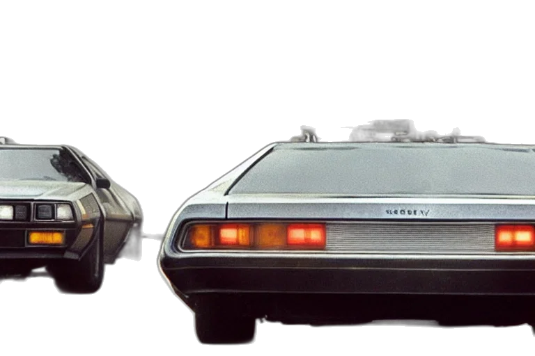 car, robot, concept art, cyberpunk, outer space, smokey, bandit, movie transparent PNG cut-out