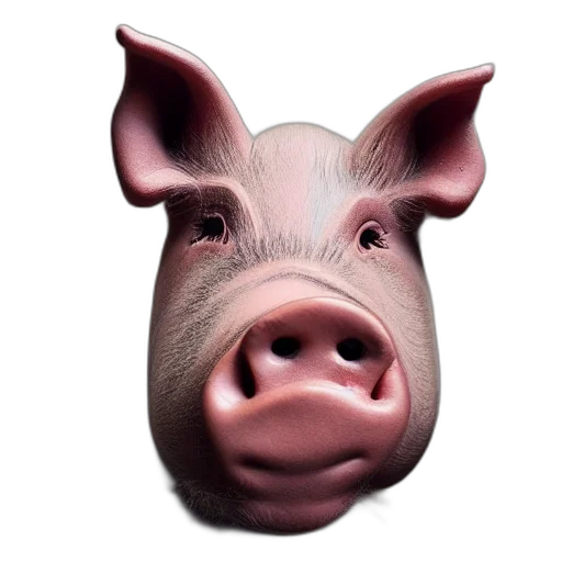 face, animal, mask, food, photorealistic, 3d render, concept art, realistic transparent PNG cut-out
