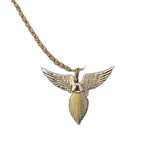 jewelry, tone, winged, angel transparent PNG cut-out