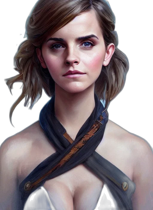 face, staff, sword, fantasy art transparent PNG cut-out