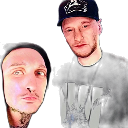 face, hat, jacket, photorealistic transparent PNG cut-out