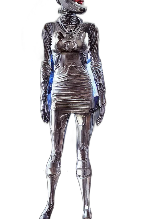 dress, robot, staff, jacket transparent PNG cut-out
