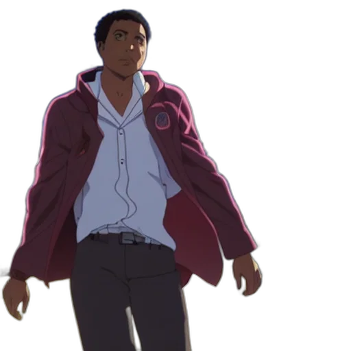 jacket, concept art, anime, cartoon transparent PNG cut-out