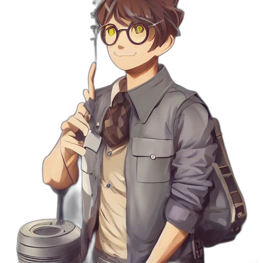 staff, weapon, anime, watercolor, pixel art, fantasy art, dark, earth tones transparent PNG cut-out