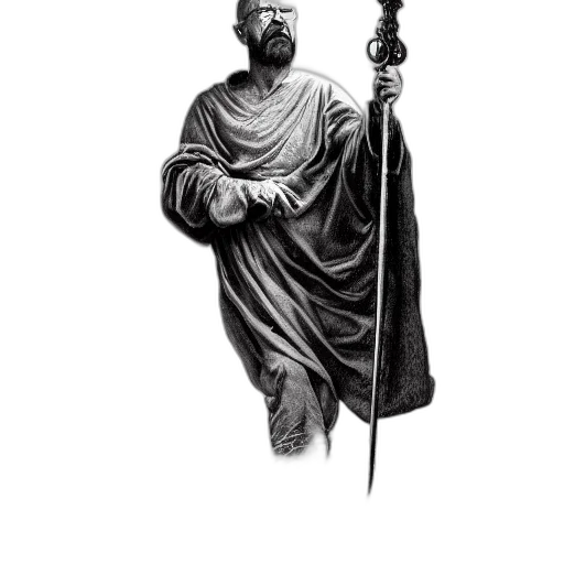 staff, sword, dress, concept art transparent PNG cut-out