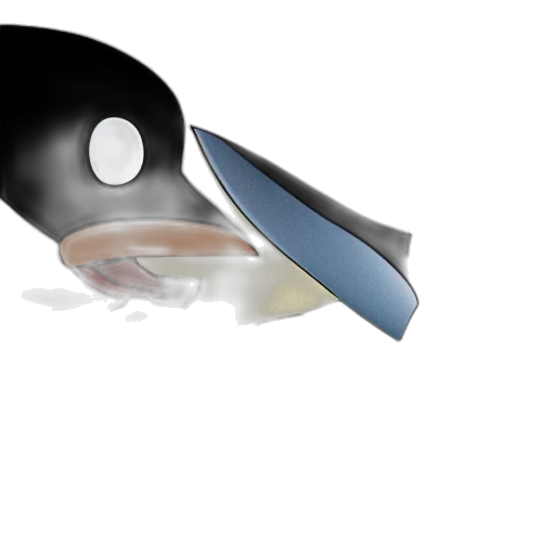 jewelry, weapon, mask, robot, 3d render, photorealistic, concept art, tux transparent PNG cut-out