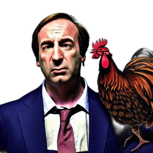 animal, concept art, photorealistic, saul, goodman, rooster, medieval, torture transparent PNG cut-out