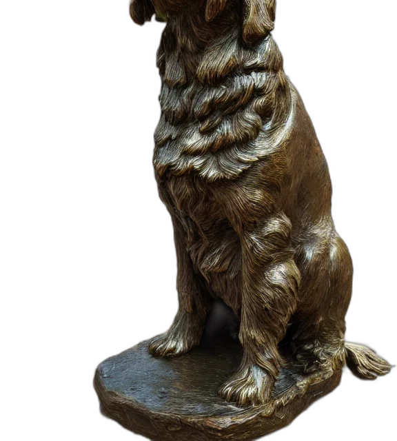animal, staff, photorealistic, 3d render, photo, medium, shot, bronze transparent PNG cut-out