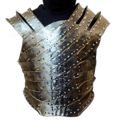 sword, crown, jacket, weapon, 3d render, concept art, armor, made transparent PNG cut-out