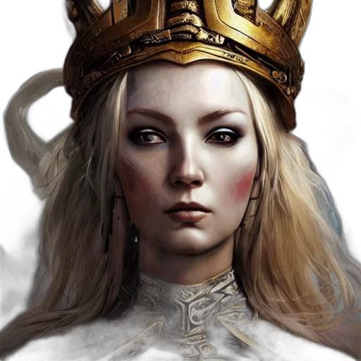 crown, face, jewelry, fantasy art, photorealistic, concept art, comic book art, beautiful transparent PNG cut-out