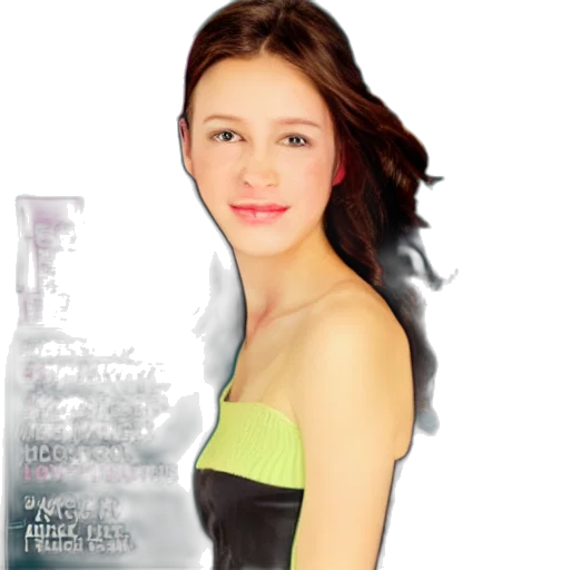 bottle, face, dress, photorealistic transparent PNG cut-out