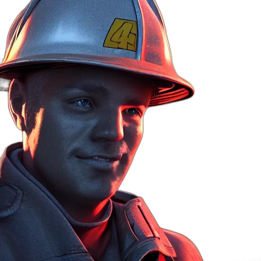 staff, face, robot, hat, photorealistic, 3d render, concept art, comic book art transparent PNG cut-out