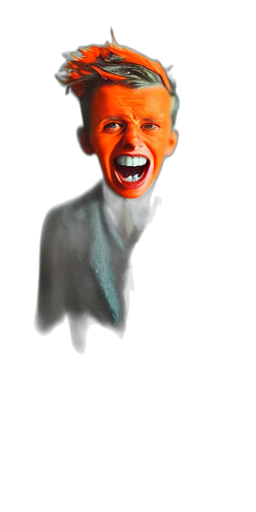 face, mask, creature, staff transparent PNG cut-out