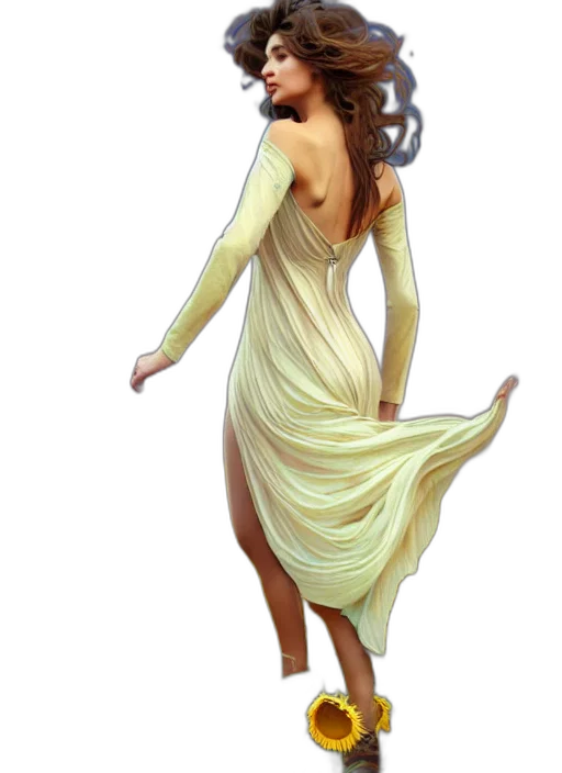 dress, staff, jewelry, mask, concept art, fantasy art, pixel art, photorealistic transparent PNG cut-out