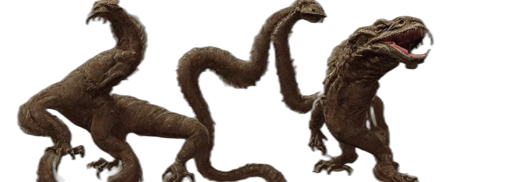 dragon, creature, animal, hair transparent PNG cut-out