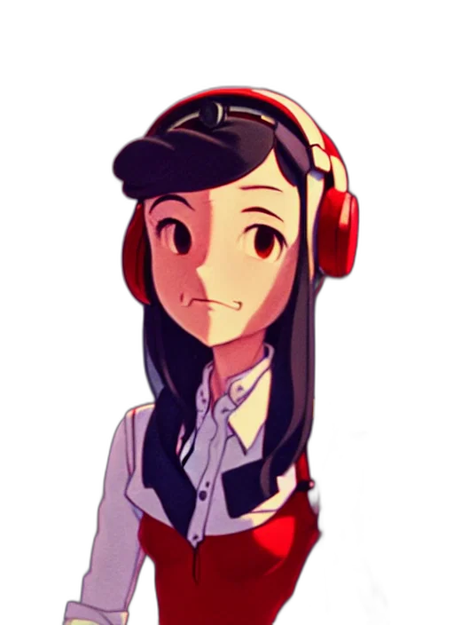 face, staff, robot, hat, pixel art, anime, cartoon, concept art transparent PNG cut-out