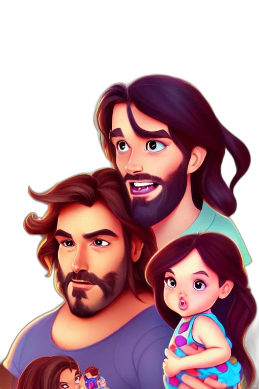 hair, cartoon, fantasy art, concept art transparent PNG cut-out