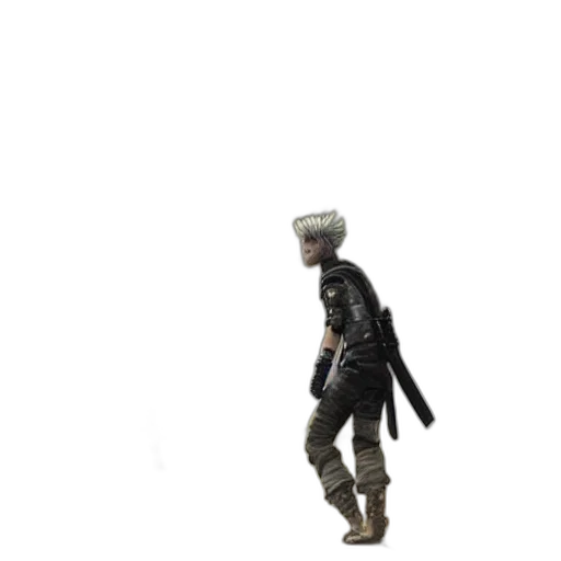 robot, hat, jacket, weapon transparent PNG cut-out