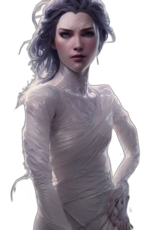 dress, face, creature, robot transparent PNG cut-out