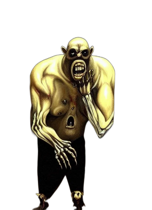 creature, face, staff, mask transparent PNG cut-out
