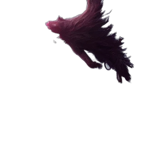 dragon, creature, hair, animal, concept art, 3d render, pixel art, fantasy art transparent PNG cut-out