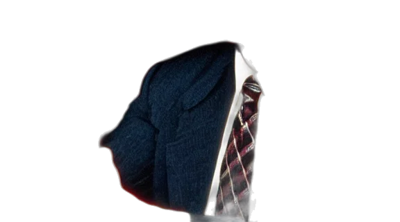 hat, jacket, umbrella, crown, 3d render, photorealistic, concept art, agent transparent PNG cut-out