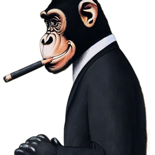 mask, animal, jacket, staff transparent PNG cut-out