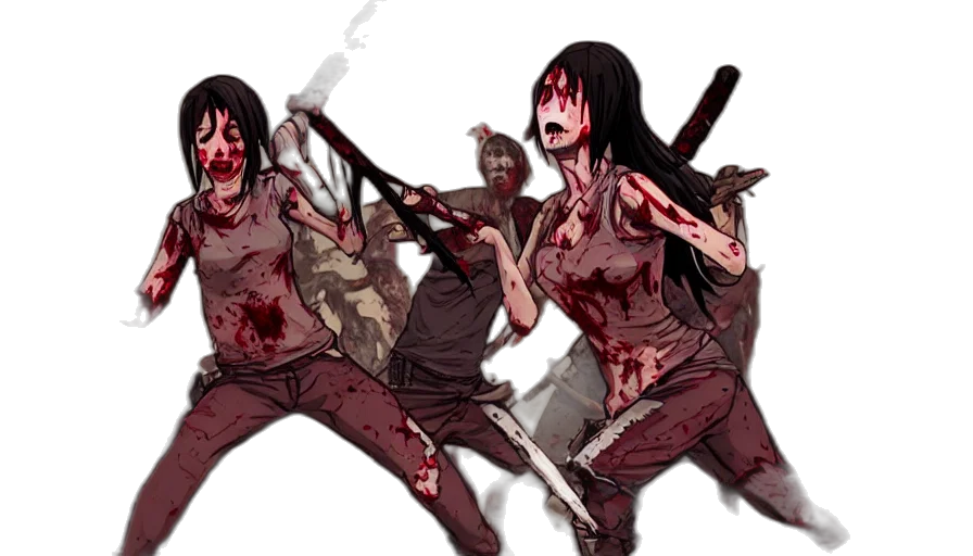 concept art, comic book art, anime, pixel art transparent PNG cut-out