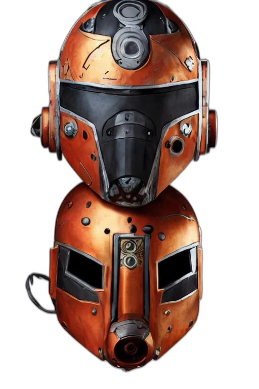robot, mask, face, concept art transparent PNG cut-out