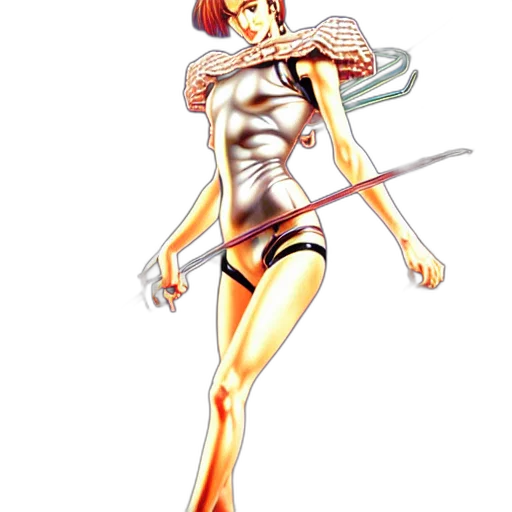 staff, robot, dress, sword transparent PNG cut-out