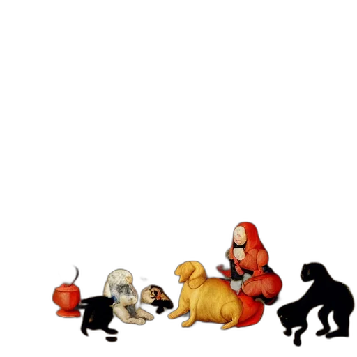 animal, creature, staff, pixel art, concept art, 3d render, fantasy art, fire transparent PNG cut-out