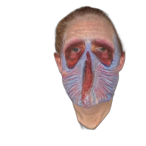 mask, face, creature, hair transparent PNG cut-out