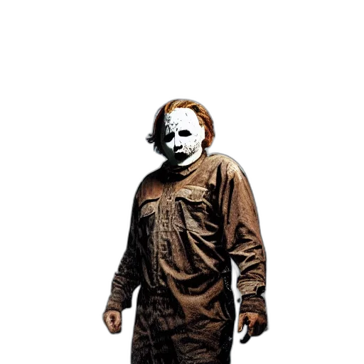 mask, creature, face, animal, concept art, comic book art, pixel art, photorealistic transparent PNG cut-out