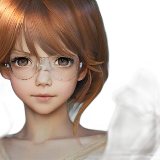 face, photorealistic, fantasy art, 3d render transparent PNG cut-out