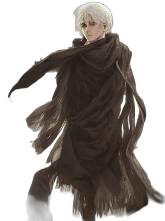 dress, creature, staff, jacket transparent PNG cut-out