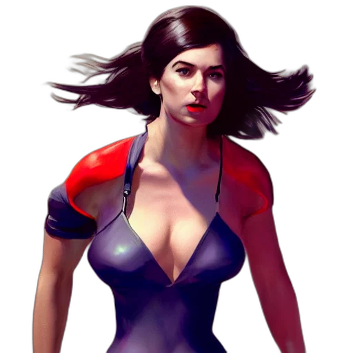 dress, concept art, comic book art, fantasy art transparent PNG cut-out