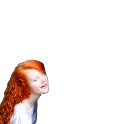 hair, face, creature, animal transparent PNG cut-out