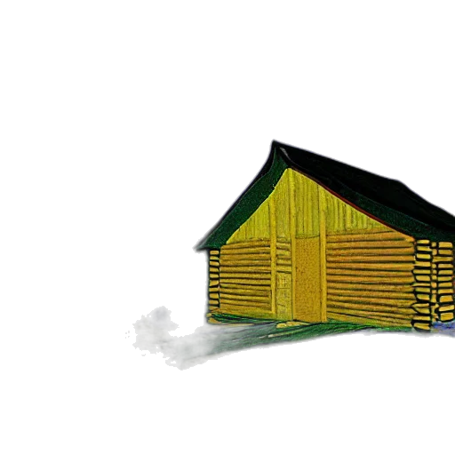 building, furniture, 3d render, concept art, watercolor, photorealistic, snow, fog transparent PNG cut-out